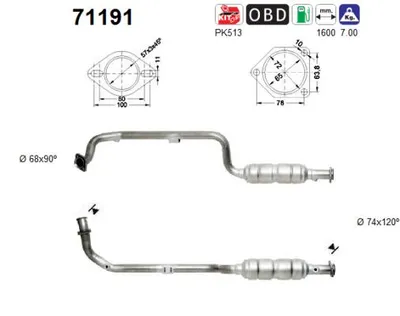 Catalytic Converter Mercedes-Benz C-CLASS · Mercedes-Benz C-CLASS Coupe · Mercedes-Benz C-CLASS T-Model