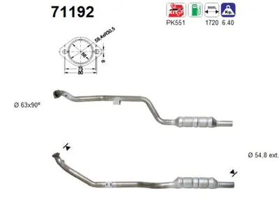 Catalytic Converter Mercedes-Benz E-CLASS · Mercedes-Benz E-CLASS T-Model