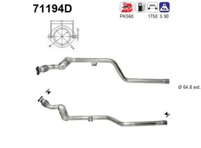 Catalytic Converter Mercedes-Benz E-CLASS · Mercedes-Benz E-CLASS T-Model