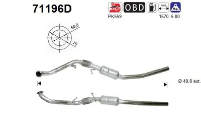Catalytic Converter Mercedes-Benz A-CLASS