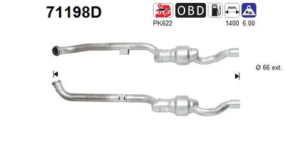 Catalytic Converter Mercedes-Benz M-CLASS