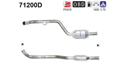 Catalytic Converter Mercedes-Benz E-CLASS · Mercedes-Benz E-CLASS T-Model