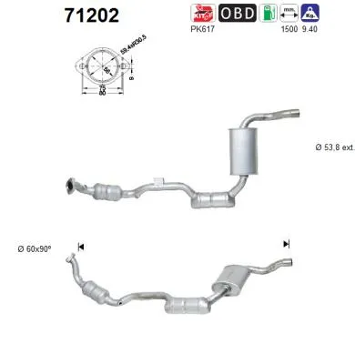 Catalytic Converter Mercedes-Benz M-CLASS