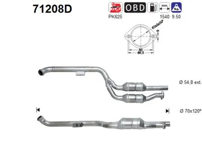 Catalytic Converter Mercedes-Benz E-CLASS · Mercedes-Benz E-CLASS T-Model
