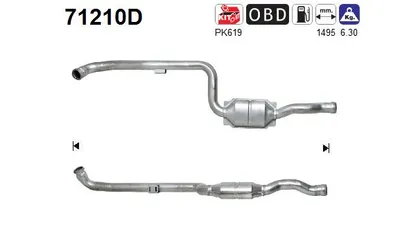 Catalytic Converter Mercedes-Benz E-CLASS · Mercedes-Benz E-CLASS T-Model