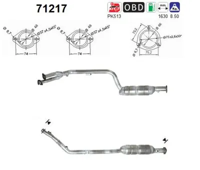 Catalytic Converter Mercedes-Benz SLK