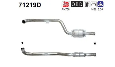 Catalytic Converter Mercedes-Benz C-CLASS · Fiat MAREA · Mercedes-Benz C-CLASS T-Model