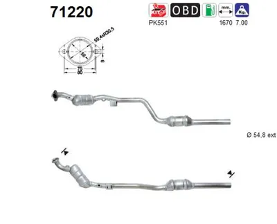 Catalytic Converter Mercedes-Benz E-CLASS · Mercedes-Benz E-CLASS T-Model