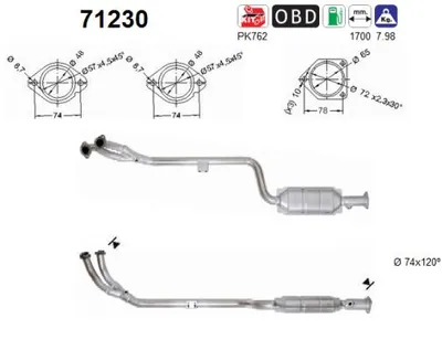Catalytic Converter Mercedes-Benz C-CLASS Coupe