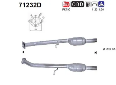 Catalytic Converter Mercedes-Benz VIANO · Mercedes-Benz VITO / MIXTO Van · Mercedes-Benz VITO Bus