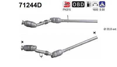 Catalytic Converter Mercedes-Benz VIANO · Mercedes-Benz VITO / MIXTO Van · Mercedes-Benz VITO Bus