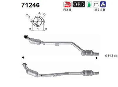 Catalytic Converter Mercedes-Benz C-CLASS · Mercedes-Benz C-CLASS T-Model · Mercedes-Benz CLK
