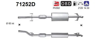 Catalytic Converter Mercedes-Benz SPRINTER 2-t Bus · Mercedes-Benz SPRINTER 3-t Bus · Mercedes-Benz SPRINTER 2-t Van