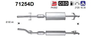 Catalytic Converter Mercedes-Benz SPRINTER 2-t Bus · Mercedes-Benz SPRINTER 3-t Bus · Mercedes-Benz SPRINTER 2-t Van