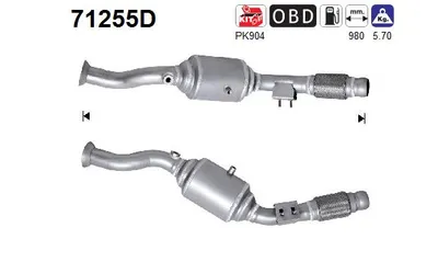 Catalytic Converter Mercedes-Benz SPRINTER 3-t Van · Mercedes-Benz SPRINTER 3-t Platform/Chassis · Mercedes-Benz SPRINTER 3-t Bus