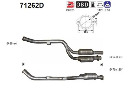 Catalytic Converter Mercedes-Benz S-CLASS