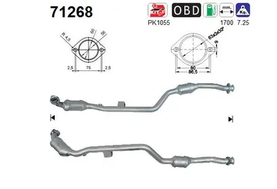 Catalytic Converter Mercedes-Benz E-CLASS · Mercedes-Benz E-CLASS T-Model