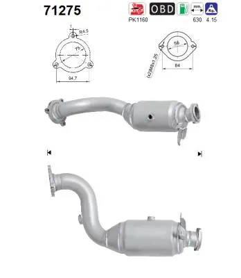 Catalytic Converter Mercedes-Benz C-CLASS T-Model · Mercedes-Benz SLK · Mercedes-Benz C-CLASS Coupe