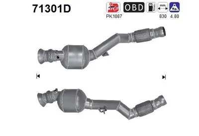 Catalytic Converter Mercedes-Benz VITO Tourer · Mercedes-Benz VITO Mixto · Mercedes-Benz V-CLASS