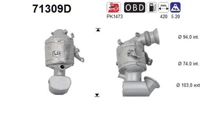 Catalytic Converter Mercedes-Benz VITO Tourer · Mercedes-Benz VITO Mixto · Mercedes-Benz VITO Van