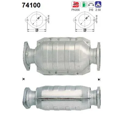 Catalytic Converter Nissan MICRA II · Nissan SUNNY III · Nissan SUNNY III Liftback