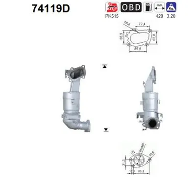 Catalytic Converter Nissan ALMERA II Hatchback · Nissan ALMERA II · Nissan ALMERA TINO