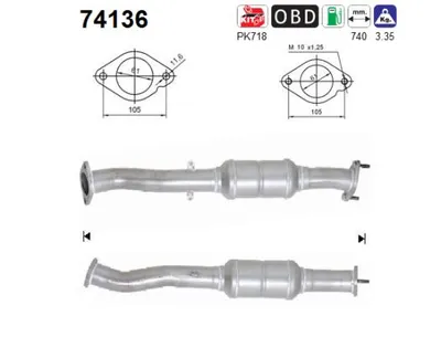Catalytic Converter Nissan X-TRAIL I