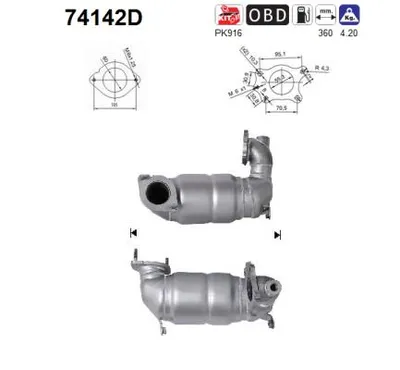 Catalytic Converter Renault TRAFIC II Bus · Renault TRAFIC II Van · Renault TRAFIC II Platform/Chassis