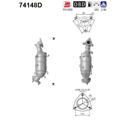 Catalytic Converter Nissan PATHFINDER III · Nissan NAVARA NP300 · Nissan NAVARA NP300 Platform/Chassis