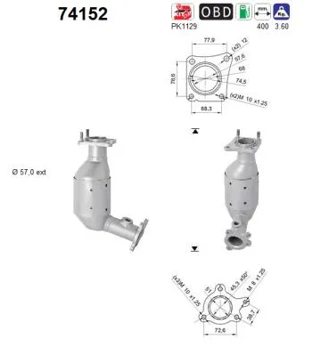 Catalytic Converter Nissan MURANO I