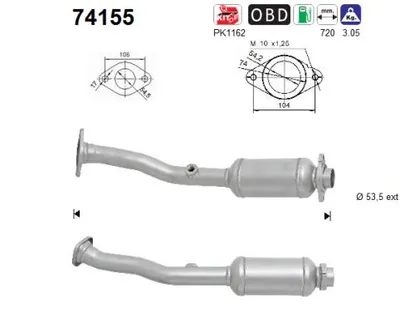 Catalytic Converter Nissan MICRA IV · Nissan NOTE