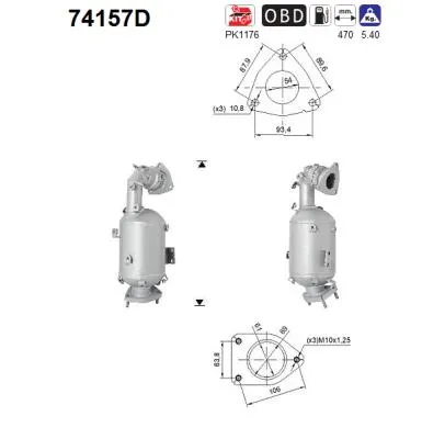 Catalytic Converter Nissan MURANO II