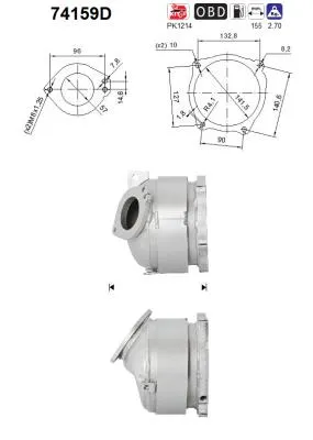 Catalytic Converter Nissan QASHQAI I