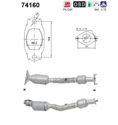Catalytic Converter Nissan MICRA C+C III · Nissan MICRA III · Nissan NOTE