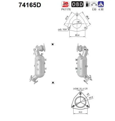 Catalytic Converter Nissan NAVARA NP300 · Nissan NAVARA NP300 Platform/Chassis · Nissan PATHFINDER III