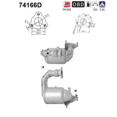Catalytic Converter Nissan X-TRAIL II · Nissan QASHQAI I · Renault KOLEOS I