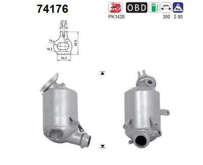 Catalytic Converter Nissan MICRA V · Dacia SANDERO II · Dacia LOGAN MCV II
