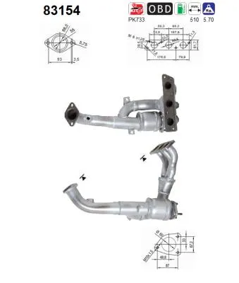 Catalytic Converter Rover 45 I Hatchback · Rover 45 I Saloon