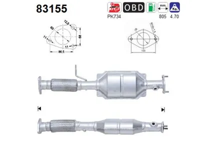 Catalytic Converter Rover 45 I Hatchback · Rover 45 I Saloon