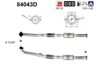 Catalytic Converter Saab 9-5 · Saab 9-5 Estate