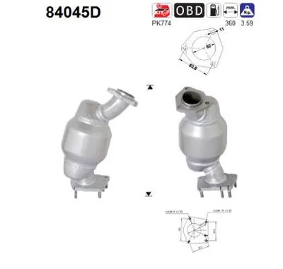 Catalytic Converter Saab 9-3