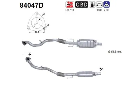Catalytic Converter Opel VECTRA C Estate · Opel VECTRA C · Opel VECTRA C GTS