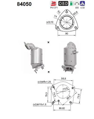 Catalytic Converter Saab 9-3 Estate · Saab 9-3 · Saab 9-3 Convertible