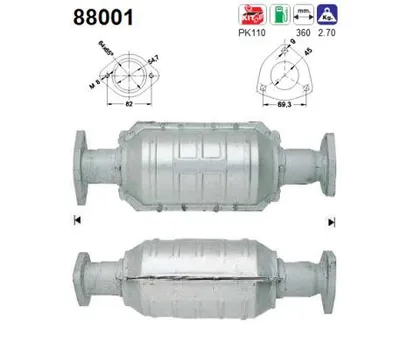 Catalytic Converter Skoda FAVORIT · Skoda FAVORIT Forman · Skoda FELICIA I
