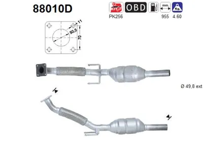 Catalytic Converter Skoda FABIA I · Skoda FABIA I Combi · Skoda FABIA I Saloon