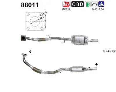 Catalytic Converter Seat IBIZA II · Skoda FABIA I · Skoda FABIA I Combi