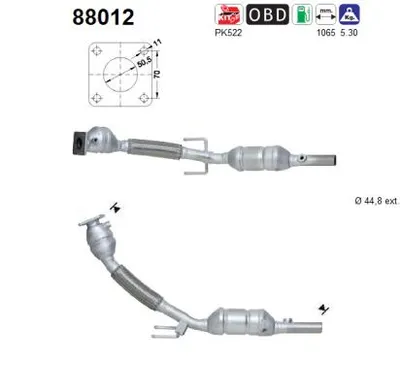 Catalytic Converter Skoda FABIA I · Skoda FABIA I Combi · Skoda FABIA I Saloon