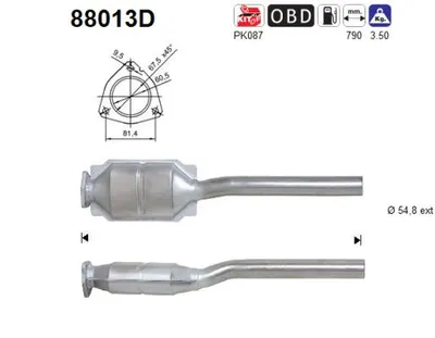Catalytic Converter Vw BORA Variant · Vw BORA I · Vw GOLF IV Variant