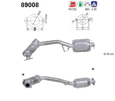 Catalytic Converter Subaru FORESTER