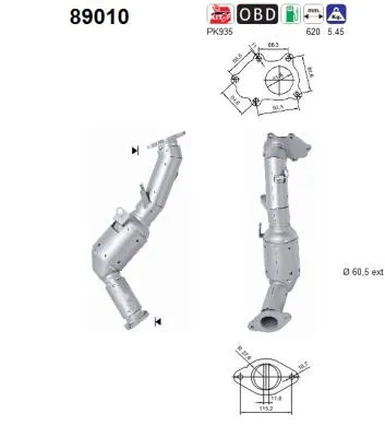 Catalytic Converter Subaru IMPREZA Saloon · Subaru IMPREZA Estate · Subaru FORESTER